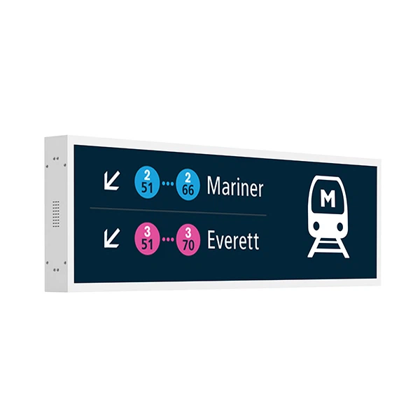 double sided lcd screen